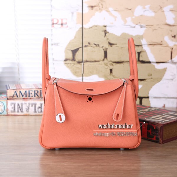 Hermes lindy 30cm togo L5 Crevette - Image 3