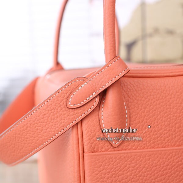 Hermes lindy 30cm togo L5 Crevette - Image 6