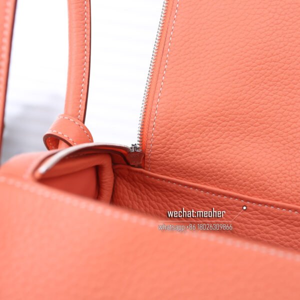 Hermes lindy 30cm togo L5 Crevette - Image 8