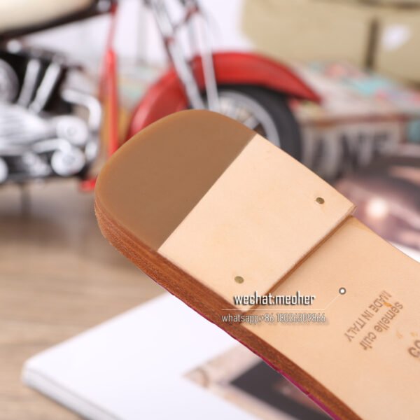 Customized Hermes oran sandal crocodile leather - Image 7