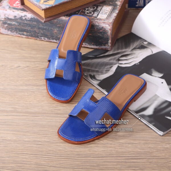 hermes lizard sandal