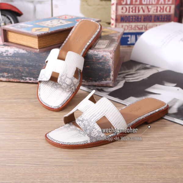 hermes lizard sandal