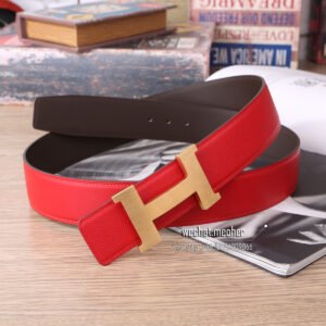 hermes epsom belt 42mm rouge casaque