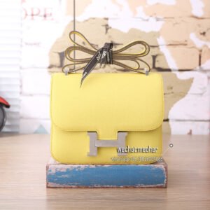 hermes epsom constance 19cm C9 Soufre