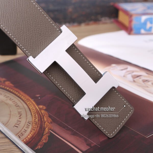Hermès epsom Belt 42mm etoupe - Image 3