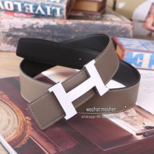 hermes epsom belt 42mm etoupe