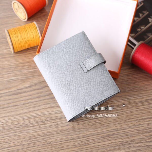 Hermes epsom bearn compact Wallet 8u glacier blue - Image 11