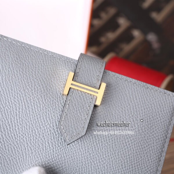 Hermes epsom bearn compact Wallet 8u glacier blue - Image 10