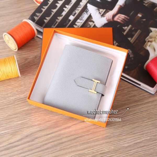 Hermes epsom bearn compact Wallet 8u glacier blue - Image 2