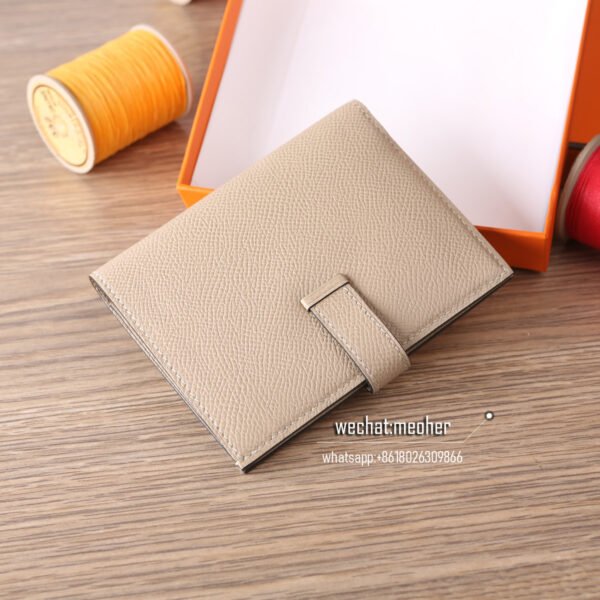 Hermes togo bearn compact Wallet S2 trench - Image 10