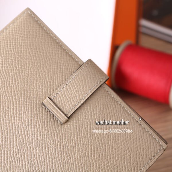 Hermes togo bearn compact Wallet S2 trench - Image 9