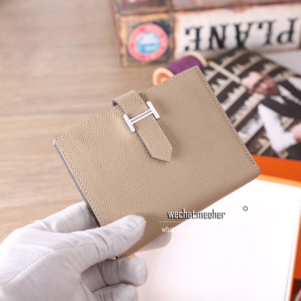 Hermes togo bearn compact Wallet S2 trench - Image 7