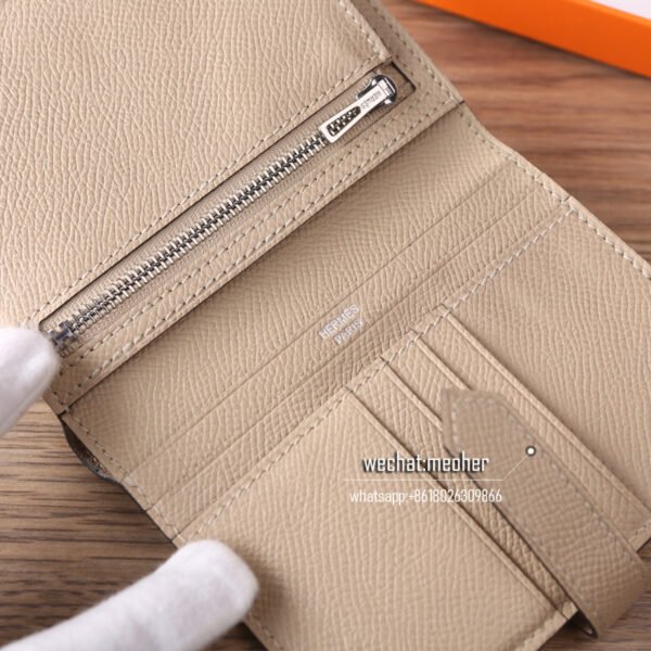 Hermes togo bearn compact Wallet S2 trench - Image 5