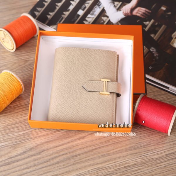 Hermes togo bearn compact Wallet S2 trench - Image 2