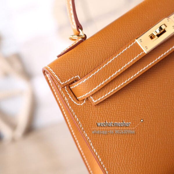 Hermes epsom mini kelly II 19cm c37 gold - Image 2