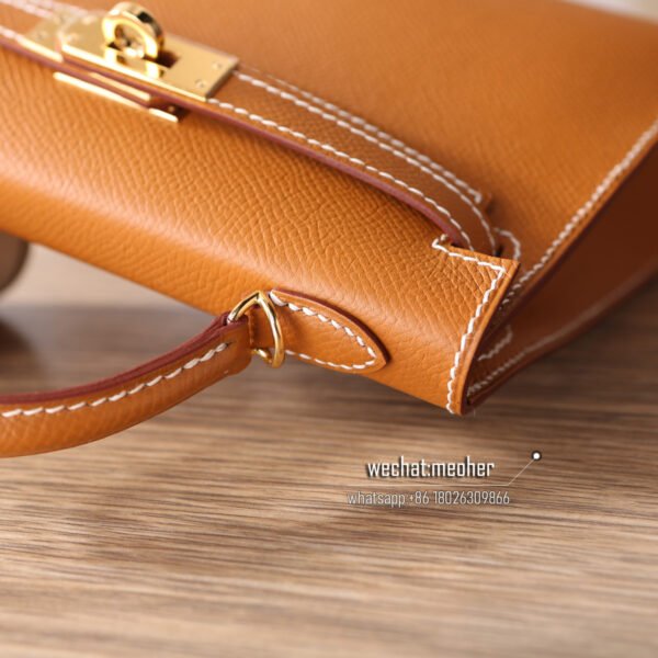 Hermes epsom mini kelly II 19cm c37 gold - Image 5