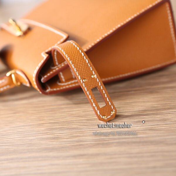 Hermes epsom mini kelly II 19cm c37 gold - Image 6