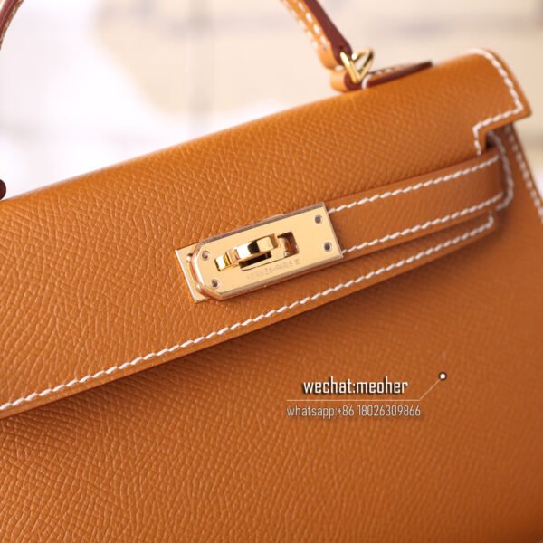 Hermes epsom mini kelly II 19cm c37 gold - Image 7