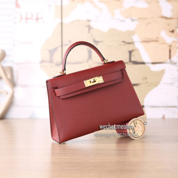 hermes epsom mini kelly II 19cm 55 rouge H