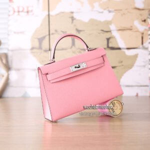 hermes epsom mini kelly II 1Q rose confetti