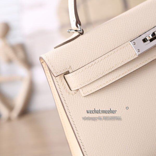 Hermes epsom mini kelly II 19cm 01 craie - Image 2