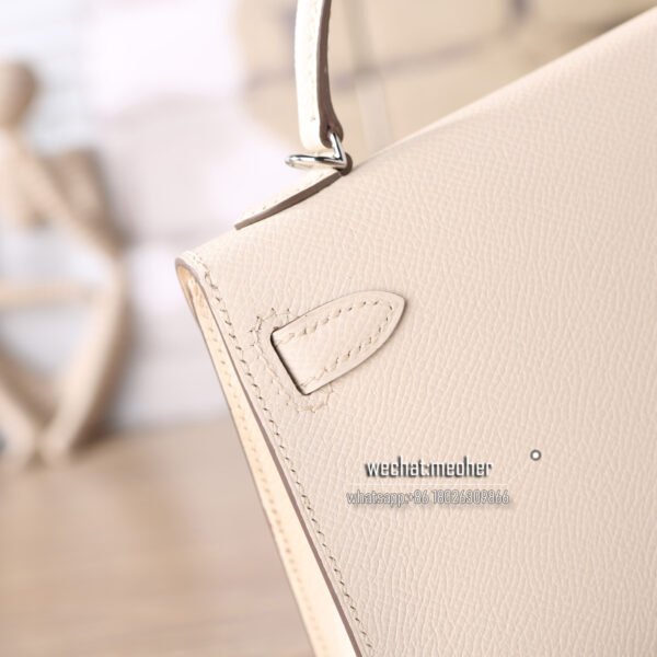 Hermes epsom mini kelly II 19cm 01 craie - Image 4