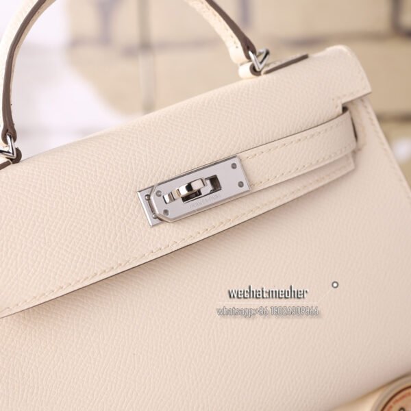 Hermes epsom mini kelly II 19cm 01 craie - Image 5