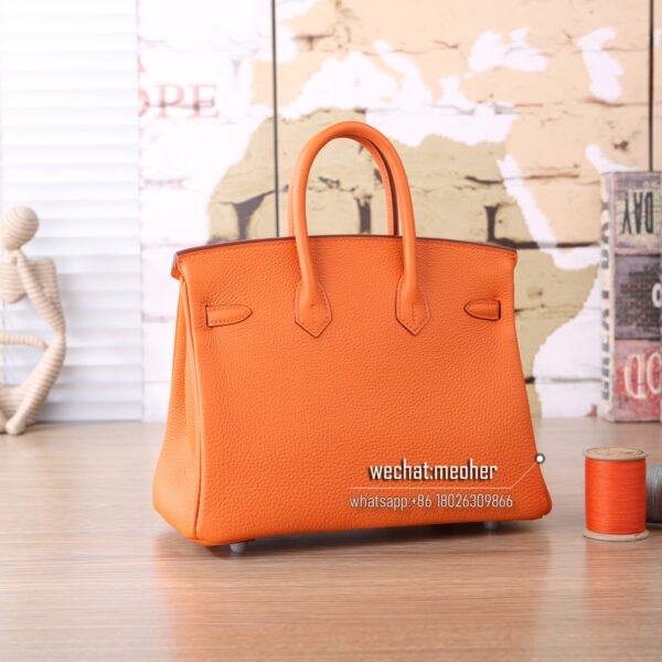 Hermes togo birkin 25cm 93 orange - Image 3