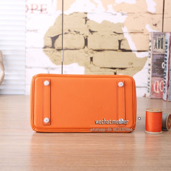 Hermes togo birkin 25cm 93 orange - Image 5