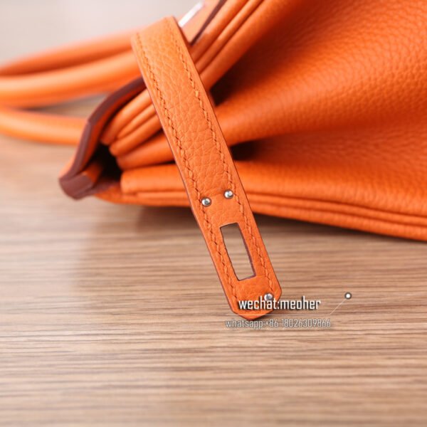 Hermes togo birkin 25cm 93 orange - Image 6