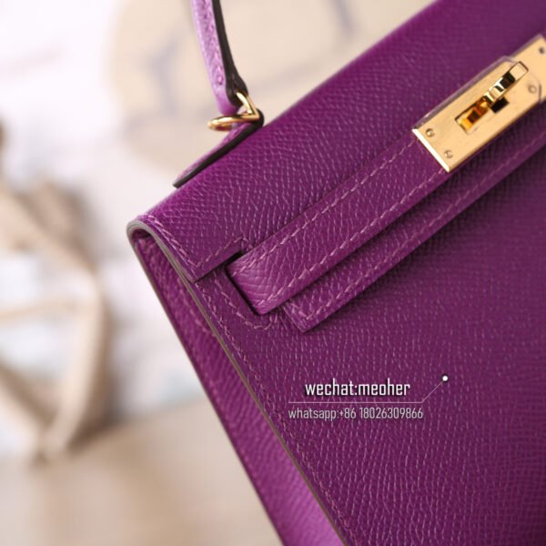 Hermes epsom mini kelly II 19cm p9 anemone - Image 2