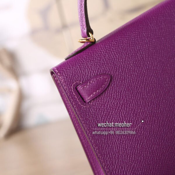 Hermes epsom mini kelly II 19cm p9 anemone - Image 4