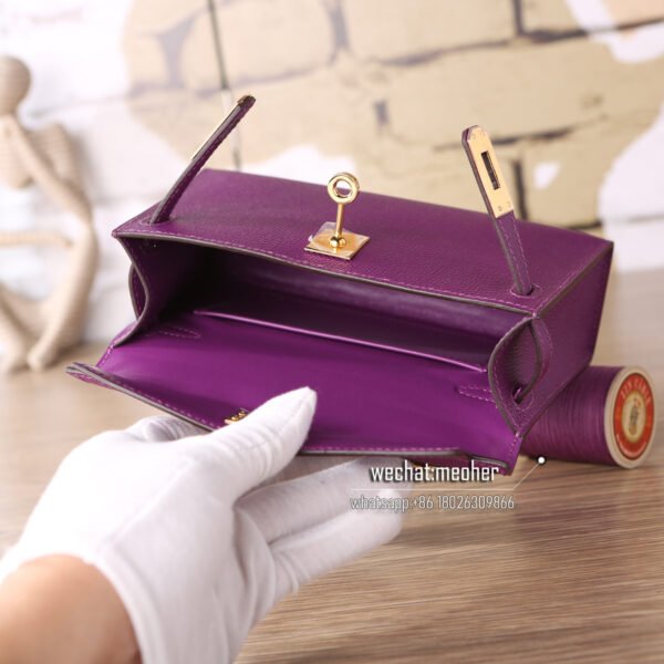 Hermes epsom mini kelly II 19cm p9 anemone - Image 7