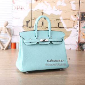 hermes togo birkin 25cm 3p bleu atoll