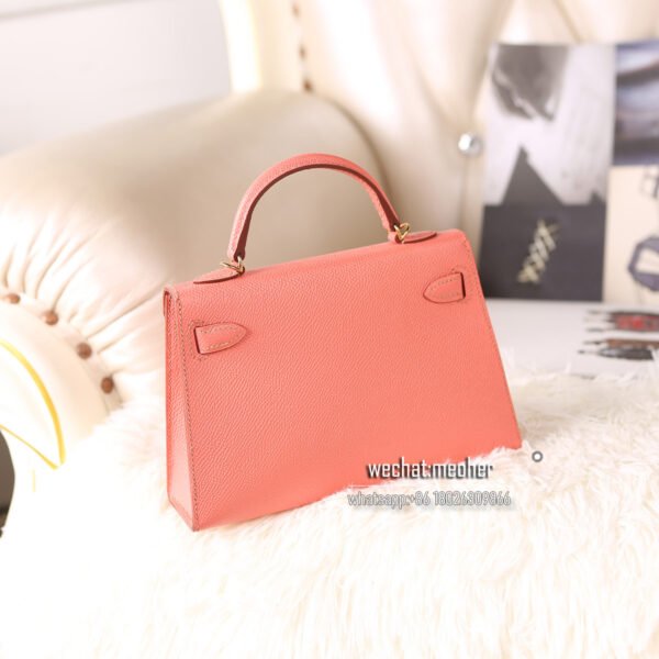 Hermes epsom mini kelly II 19cm L5 crevette - Image 5