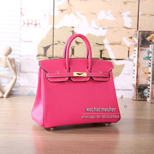 hermes epsom birkin 25cm E5 rose tyrien