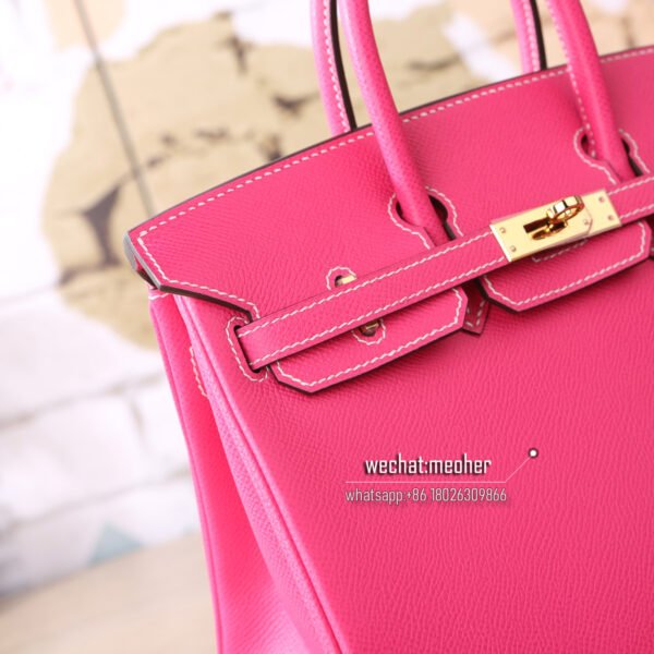 Hermes epsom birkin 25cm E5 rose tyrien - Image 2