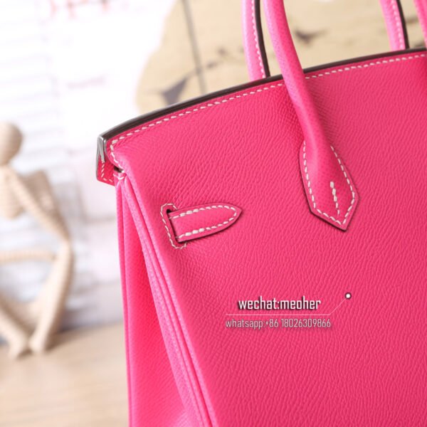 Hermes epsom birkin 25cm E5 rose tyrien - Image 4