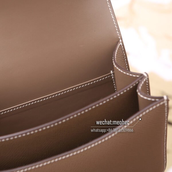 Hermes epsom constance 19cm 18 etoupe pHw - Image 7