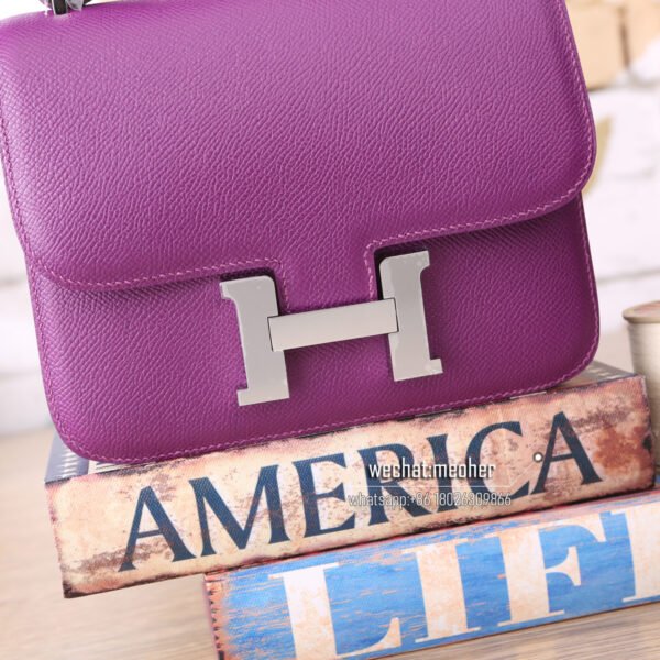 Hermes epsom constance 19cm p9 anmeone phw - Image 2