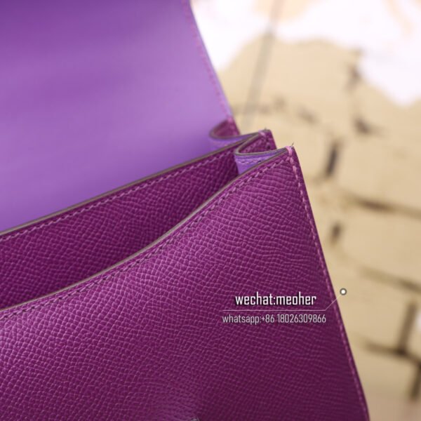 Hermes epsom constance 19cm p9 anmeone phw - Image 6