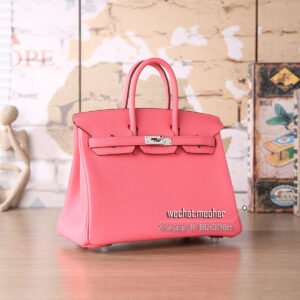 hermes togo birkin 25cm 8W rose azalea