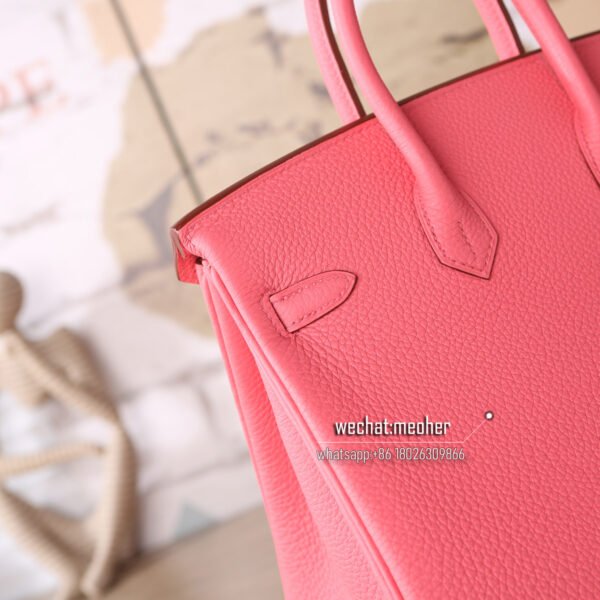 Hermes togo birkin 25cm 8w rose azalea - Image 4