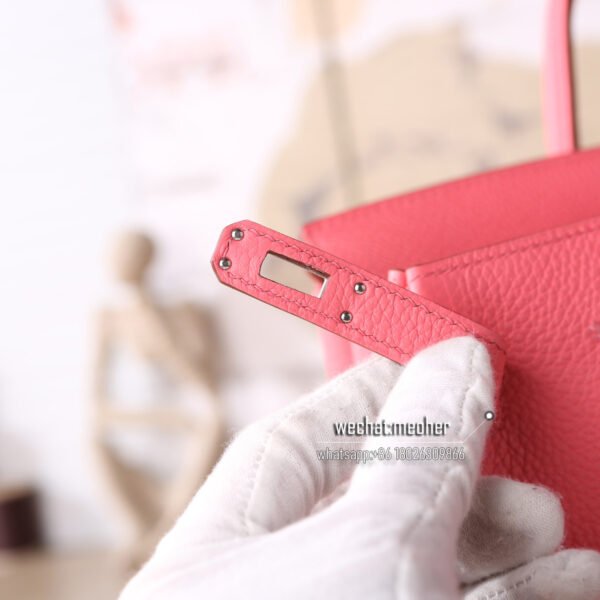 Hermes togo birkin 25cm 8w rose azalea - Image 6