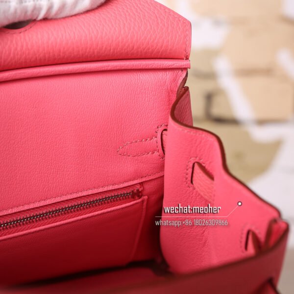 Hermes togo birkin 25cm 8w rose azalea - Image 8