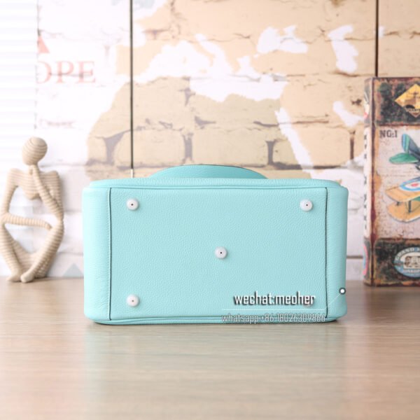 Hermes Lindy 30cm togo 3p bleu atoll - Image 5