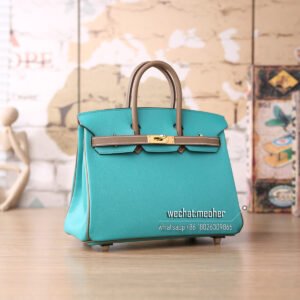 hermes epsom birkin 25cm blue paon/etoupe