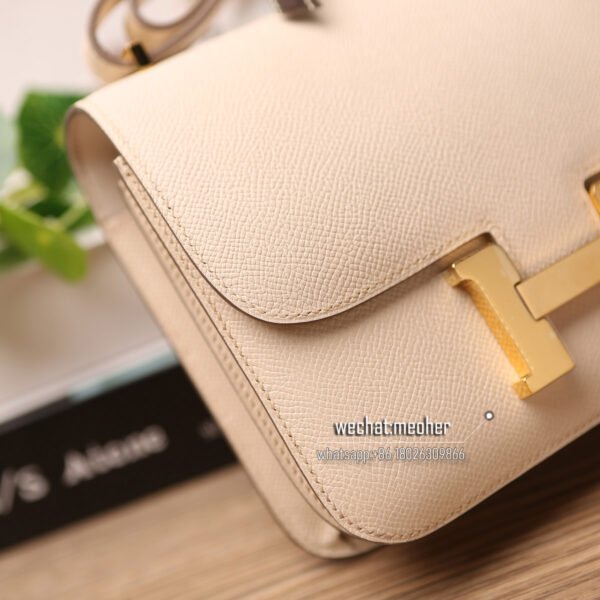 Hermes epsom constance 19cm 10 craie ghw - Image 2