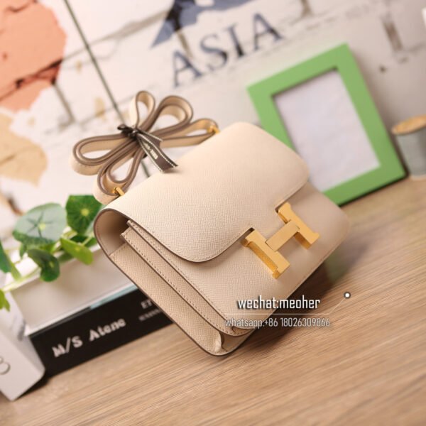 Hermes epsom constance 19cm 10 craie ghw - Image 4