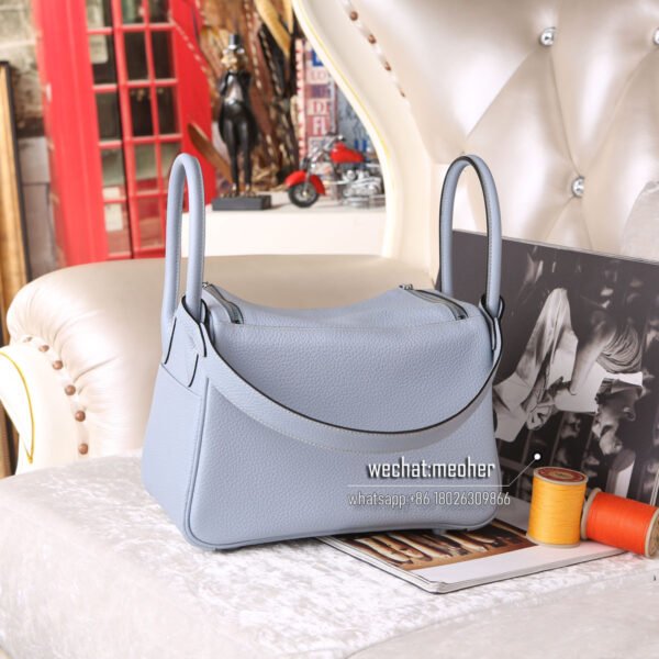 Hermes Lindy 30cm togo j7 blue lin - Image 4